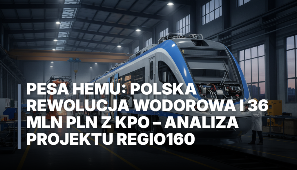 PESA HEMU: Polska Rewolucja Wodorowa i 36 mln PLN z KPO – Analiza Projektu Regio160