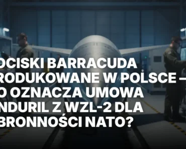 Pociski Barracuda produkowane w Polsce – co oznacza umowa Anduril z WZL-2 dla obronności NATO?